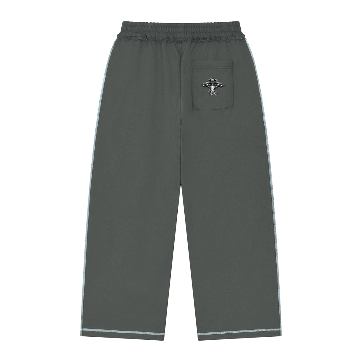 Kay Peezy - Raw Edge Topstitch Sweatpants